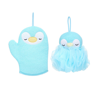 Gant et fleur de douche animal