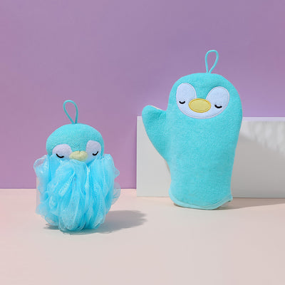 Gant et fleur de douche animal