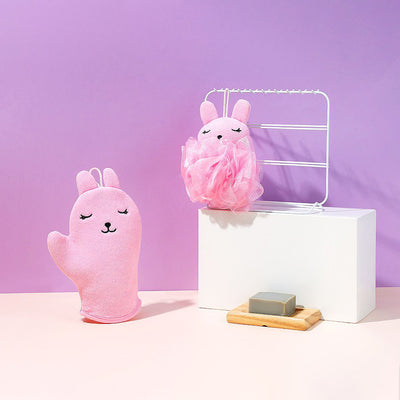 Gant et fleur de douche animal