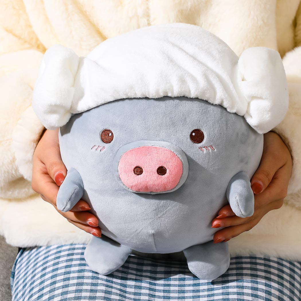 Cochon avec une serviette chapeau - Halloween