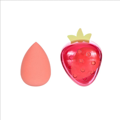 Éponges maquillage fruits avec étui