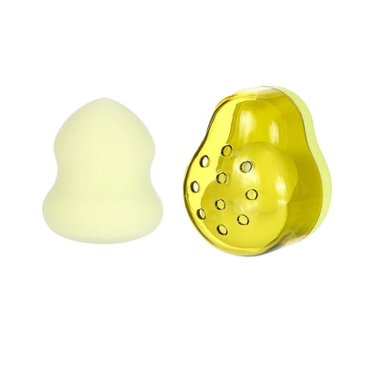 Éponges maquillage fruits avec étui