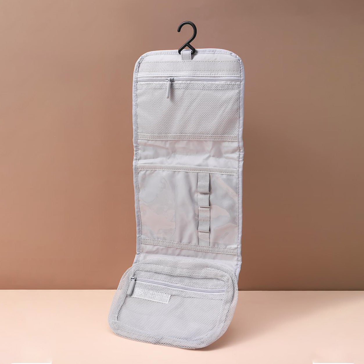 Minigo Trousse de toilette à trois volets gris