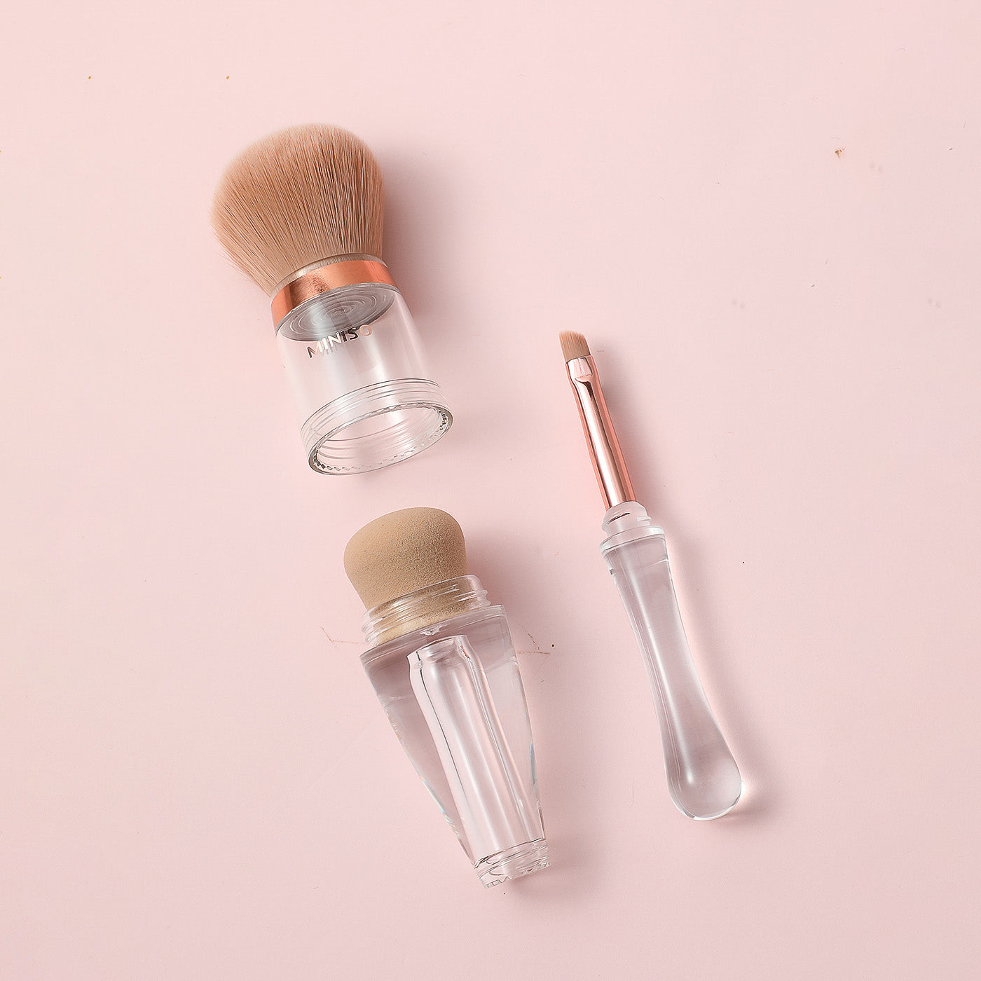 Pinceau maquillage poudre 3 en 1