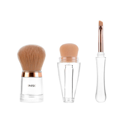 Pinceau maquillage poudre 3 en 1