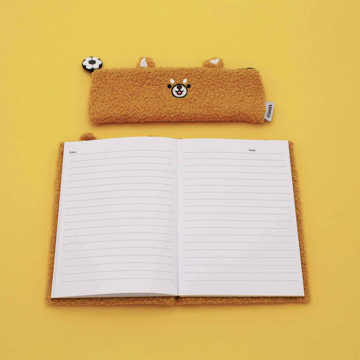 Cahier avec couverture en peluche - Mini Family Series