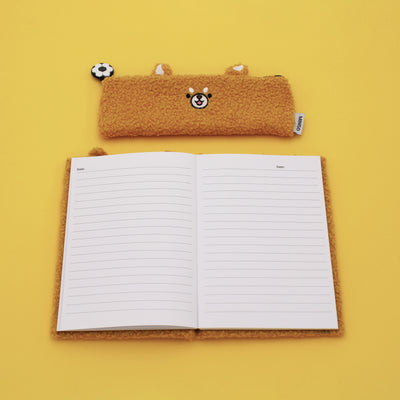 Cahier avec couverture en peluche - Mini Family Series