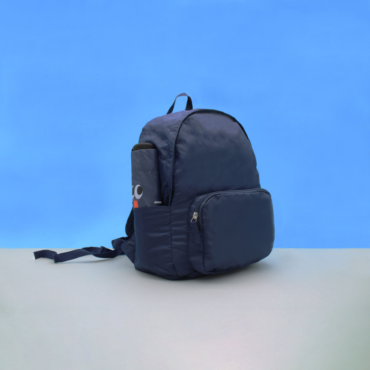 Minigo Sac à dos pliable bleu