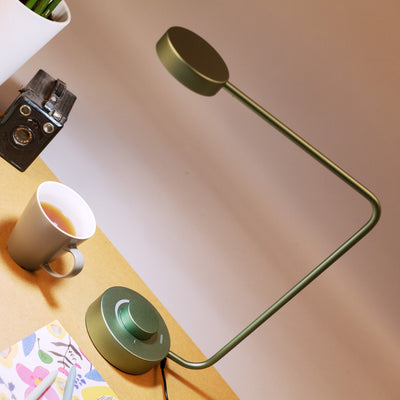 Lampe de bureau verte