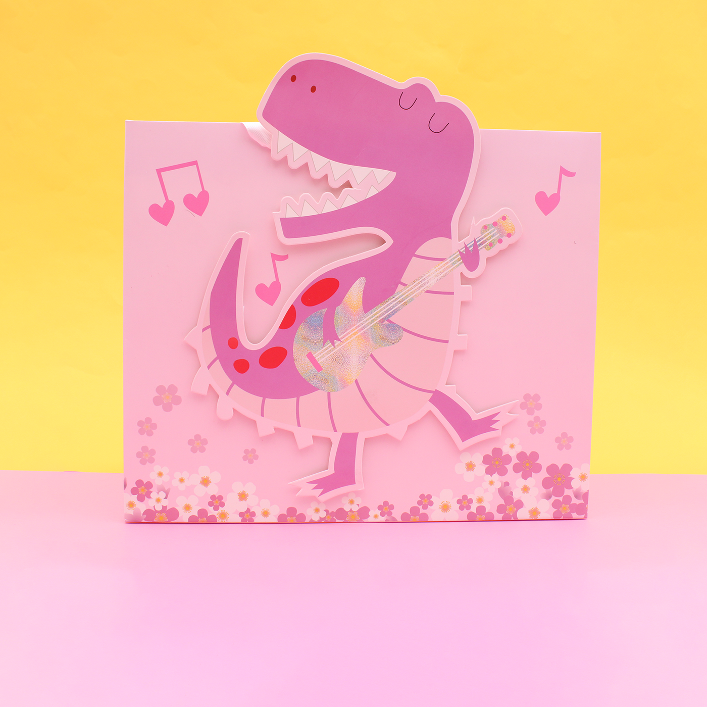 Sac cadeau moyen Dinosaure - Mini Family Valentine's Day Series